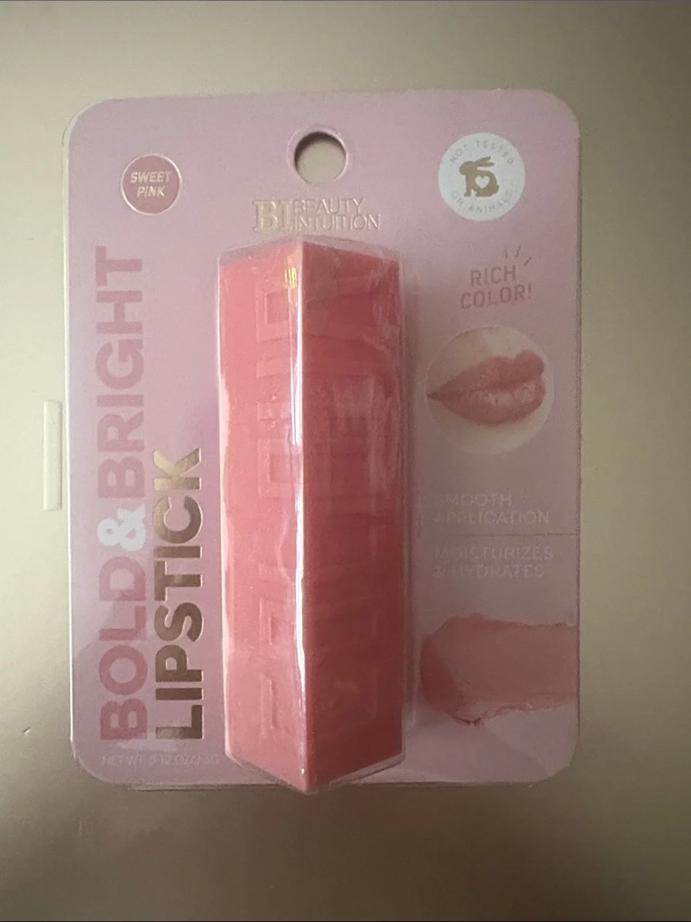 Bold & Bright Lipstick — Sweet Pink